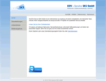 Tablet Screenshot of edv-sksgmbh.de